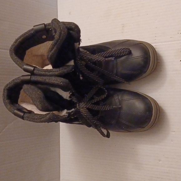 4/$60 Black Leather Lace-Up Boots - Size 10M - Picture 3 of 10